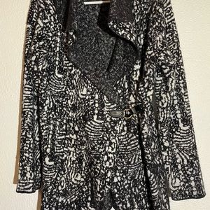 Women trench coat fitted warm winter outwear size S